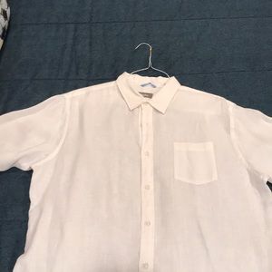 Men’s Neiman Marcus linen polo